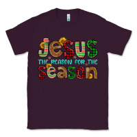 Plum jesus the reason for the season Classic Tee - FaDigitalArtStudio