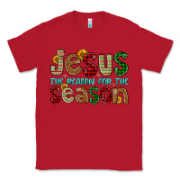 Red jesus the reason for the season Classic Tee - FaDigitalArtStudio