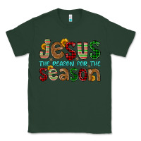 Sports Green jesus the reason for the season Classic Tee - FaDigitalArtStudio