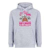 Heather Grey As A Leo Girl I Was Born With My Heart On My Sleeve And A Mouth Heavyweight Hoodie - Jasminsmagicworld