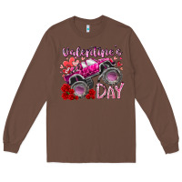 Chestnut valentines day monster truck Long Sleeve Tee - RacoonDesign