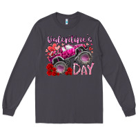 Smoke valentines day monster truck Long Sleeve Tee - RacoonDesign