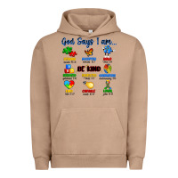 Pigment Burro god says i am autism Urban Hoodie - Artiststas
