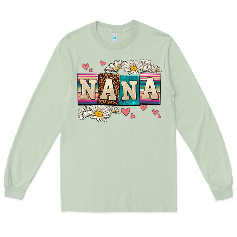 Daisy Nana Long Sleeve Tee by AdoDesignShop | Teevron