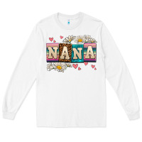 White daisy nana Long Sleeve Tee - AdoDesignShop