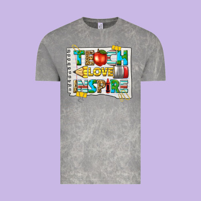 Teach Love Inspire Vintage Tee Designed By Texasbilliewilder