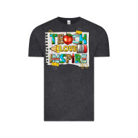 Vintage Black teach love inspire Vintage Tee - texasbilliewilder