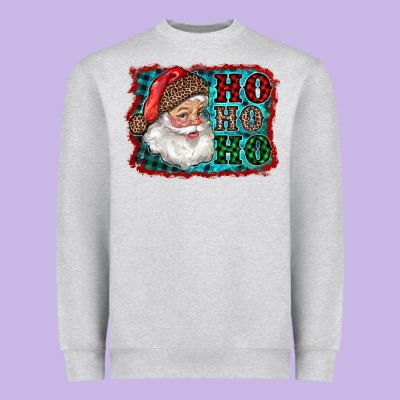 Heavyweight Sweatshirt Santa Ho Ho Ho