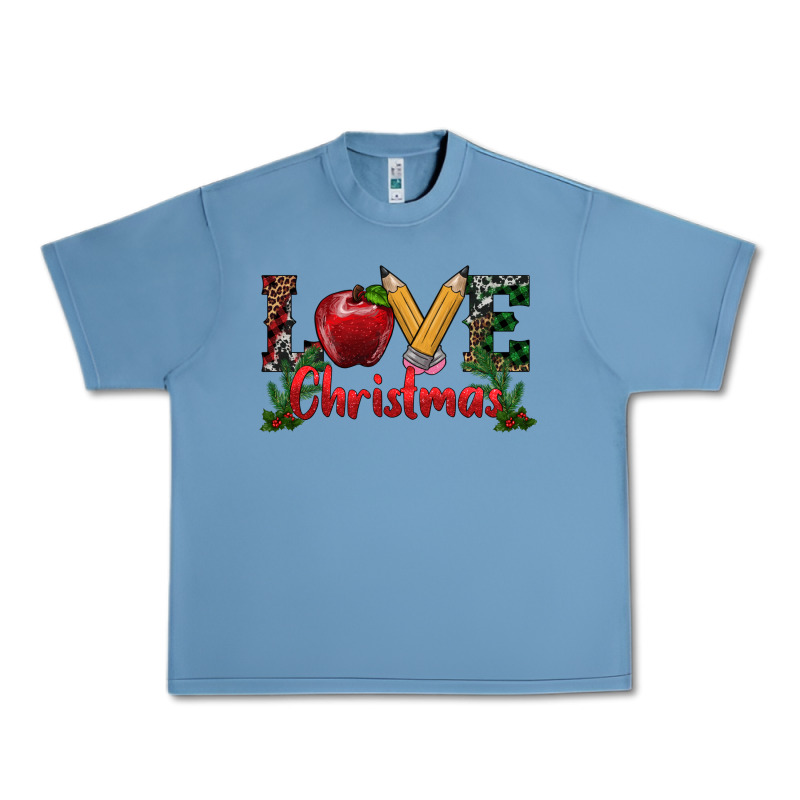 Love Christmas Teacher Urban Heavy Tee by RanaPortraitStore | Teevron