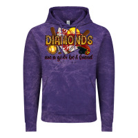 Cloud Purple diamonds are a girls best friends Vintage Hoodie - RanaPortraitStore