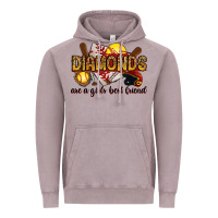 Diamonds Are A Girls Best Friends Vintage Hoodie | Teevron