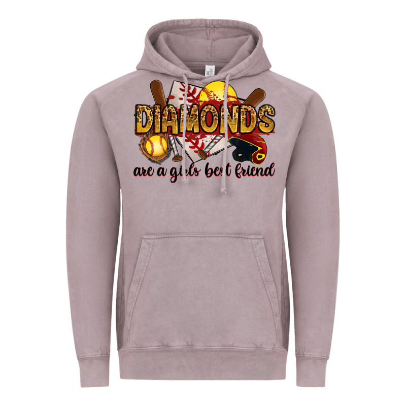 Diamonds Are A Girls Best Friends Vintage Hoodie by RanaPortraitStore | Teevron