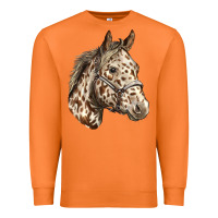Carrot appaloosa horse Premium Sweatshirt - LillyAllenDesigns