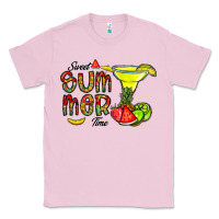 Bubblegum Pink sweet summer time Classic Tee - CowhideDigitalArt