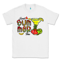White sweet summer time Classic Tee - CowhideDigitalArt