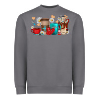 Storm Nurse coffee cups Heavyweight Sweatshirt - texasbilliewilder