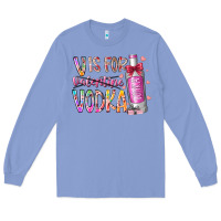 Colony Blue vis for valentine vodka Long Sleeve Tee - RacoonDesign