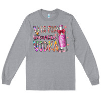 Heather Grey vis for valentine vodka Long Sleeve Tee - RacoonDesign