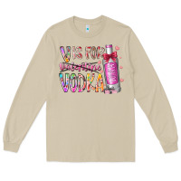 Mushroom vis for valentine vodka Long Sleeve Tee - RacoonDesign