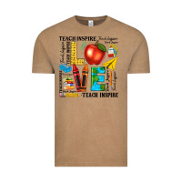 Vintage Coffee teach love inspire teacher Vintage Tee - texasbilliewilder