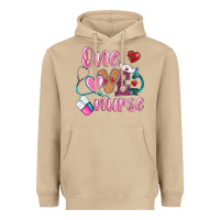 Mushroom one loved nurse Heavyweight Hoodie - BarkalooDesign