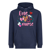 Navy one loved nurse Heavyweight Hoodie - BarkalooDesign