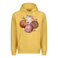 Antique Gold christmas pan dulce Premium Hoodie - MaliasSmallBusiness