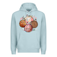 Blue Mist christmas pan dulce Premium Hoodie - MaliasSmallBusiness