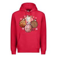 Cardinal christmas pan dulce Premium Hoodie - MaliasSmallBusiness
