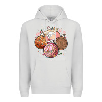 Dove Grey christmas pan dulce Premium Hoodie - MaliasSmallBusiness