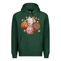 Sports Green christmas pan dulce Premium Hoodie - MaliasSmallBusiness