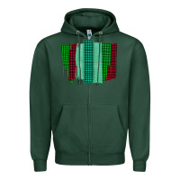 Sports Green Green Red Western Farm Life Brush Stroke Zipper Hoodie - Bettercallsaul