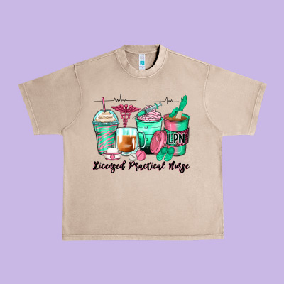 Licensed Practical Nurse Coffee Cups Urban Heavy Tee Designed By Zillion Design Studio