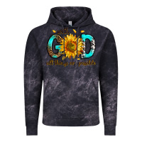 Cloud Black with god all things possible Vintage Hoodie - RanaPortraitStore