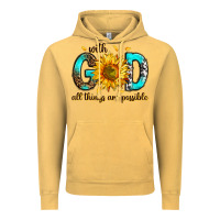 With God All Things Possible Vintage Hoodie | Teevron