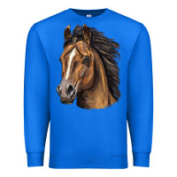 True Royal quarter horse portrait Premium Sweatshirt - LillyAllenDesigns