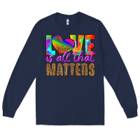 Navy love is all that matters Long Sleeve Tee - HRA Design Shop