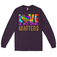 Plum love is all that matters Long Sleeve Tee - HRA Design Shop