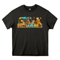 Asphalt Hello Fall Rabbit Heavy Core Tee - LillyAllenDesigns