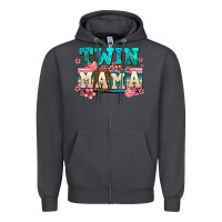 Smoke twin mama Zipper Hoodie - AdoDesignShop