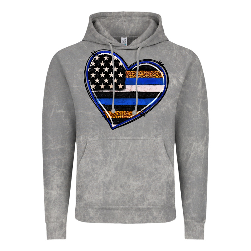 Police Heart Vintage Hoodie by RanaPortraitStore | Teevron