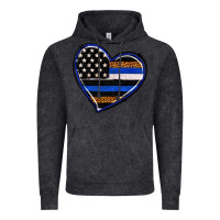 Vintage Black police heart Vintage Hoodie - RanaPortraitStore