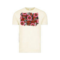 Vintage Arctic valentine's day sunflowers leopard cowhide background Vintage Tee - RanaPortraitStore