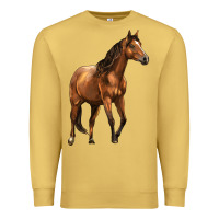 Antique Gold Quarter Horse Premium Sweatshirt - LillyAllenDesigns