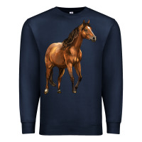 Navy Quarter Horse Premium Sweatshirt - LillyAllenDesigns