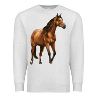 Oatmeal Heather Quarter Horse Premium Sweatshirt - LillyAllenDesigns
