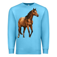 Ocean Blue Quarter Horse Premium Sweatshirt - LillyAllenDesigns