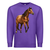Purple Quarter Horse Premium Sweatshirt - LillyAllenDesigns