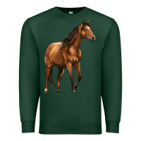 Sports Green Quarter Horse Premium Sweatshirt - LillyAllenDesigns