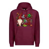 Burgundy enjoy the little things Premium Hoodie - MaliasSmallBusiness